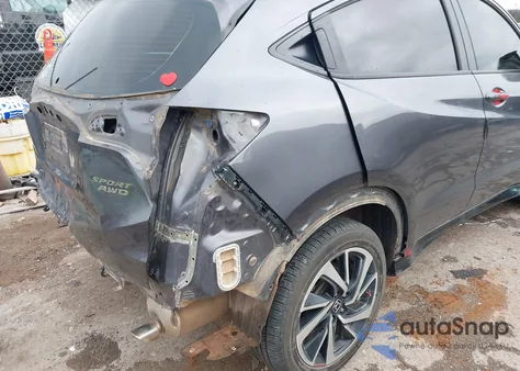 2019 Honda Hr-V Sport из США, поврежденный, VIN 3CZRU6H13KM728921